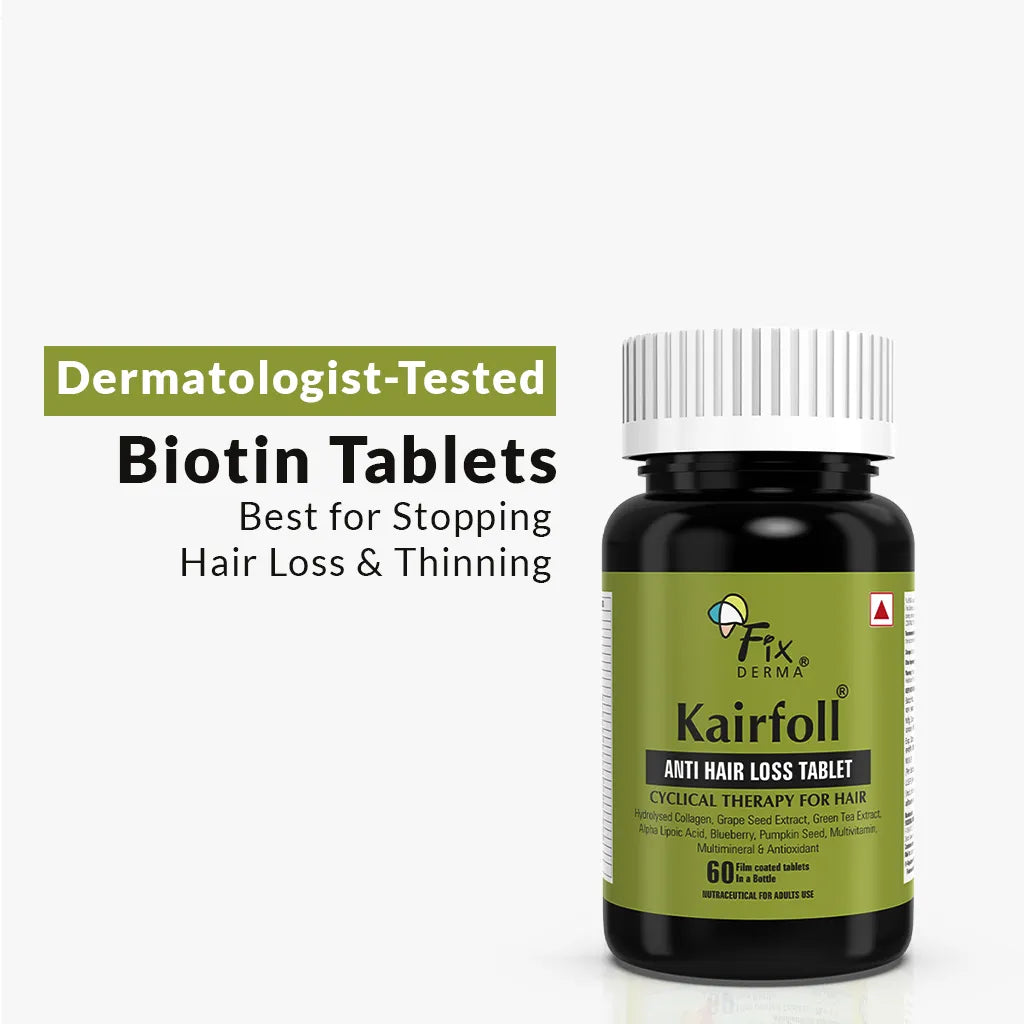 【Fixderma】 Kairfoll Anti Hair Loss Tablet｜ケアフォール ヘアケア タブレット｜60 Tablets
