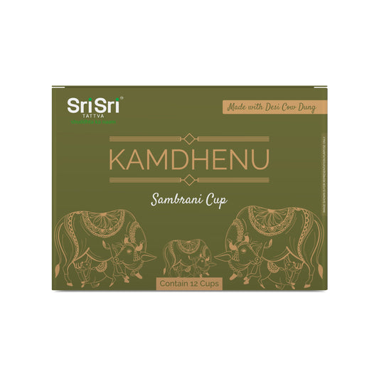 Kamdhenu Sambrani Cup For Pooja | 12 Cups 120g
