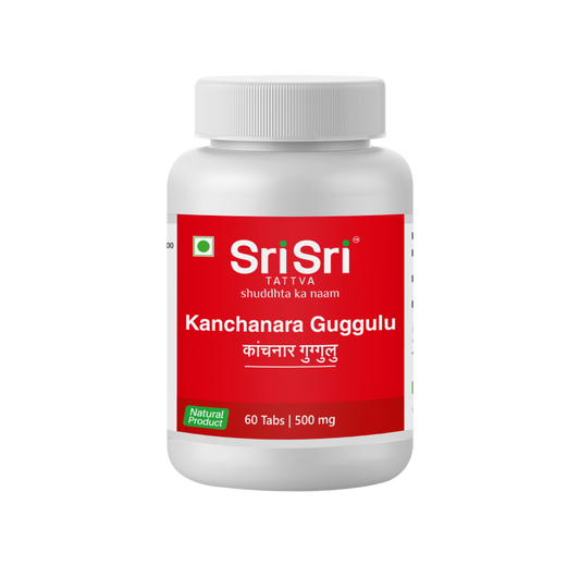 Kanchanara Guggulu - Thyroid, 60 Tabs | 500 mg 500mg