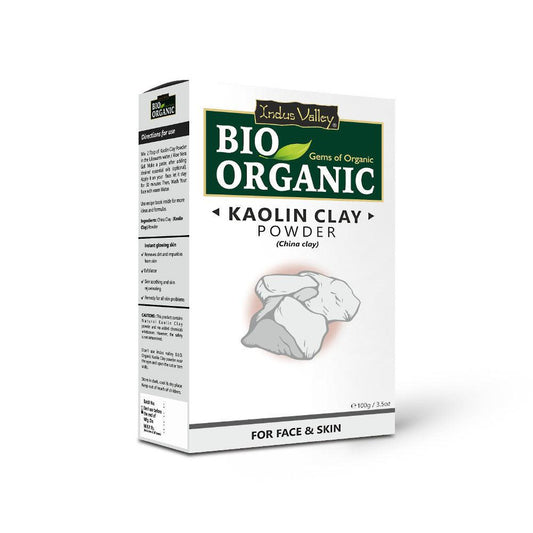【Indus Valley】 Bio Organic Kaolin Clay Powder｜ビオ オーガニック カオリン クレイパウダー｜100g
