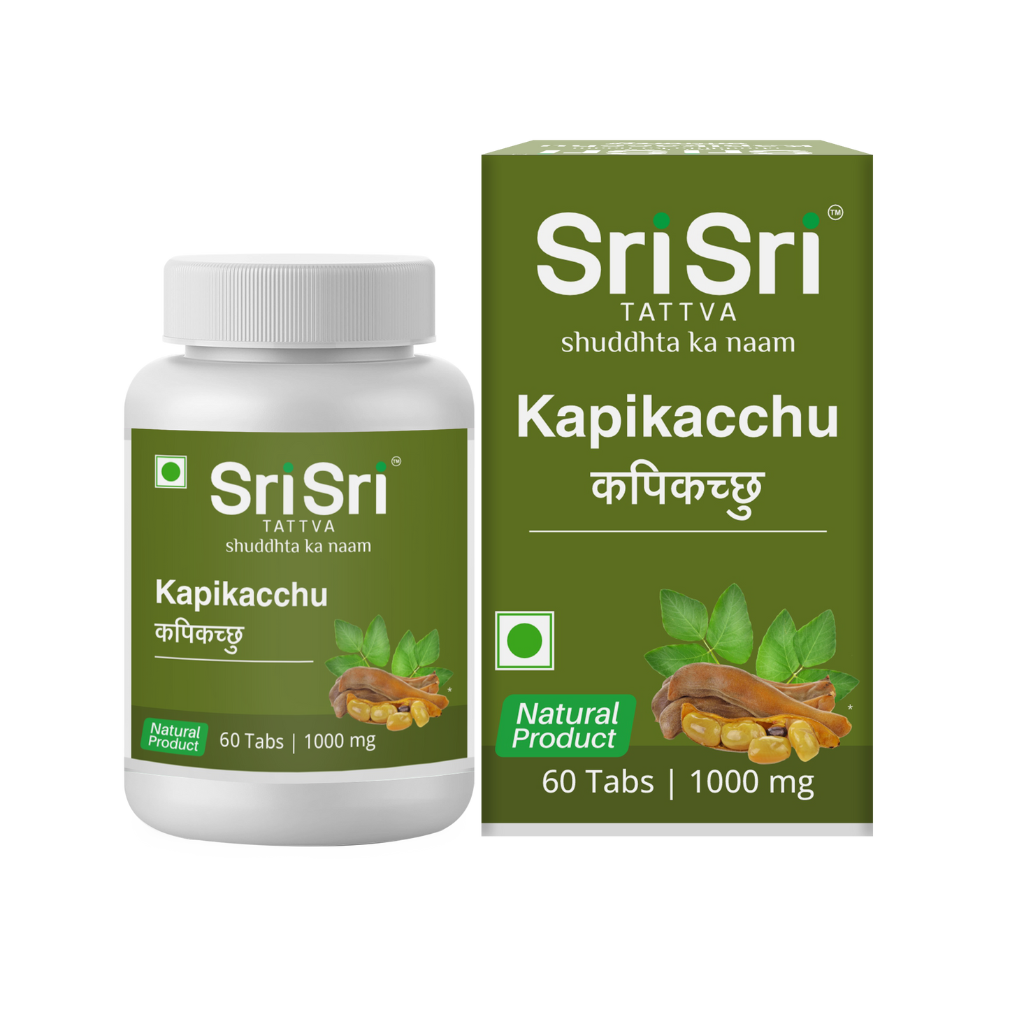 【Sri Sri Tattva】 Kapikacchu Tablets｜ カピカッチュ タブレット｜ 60錠