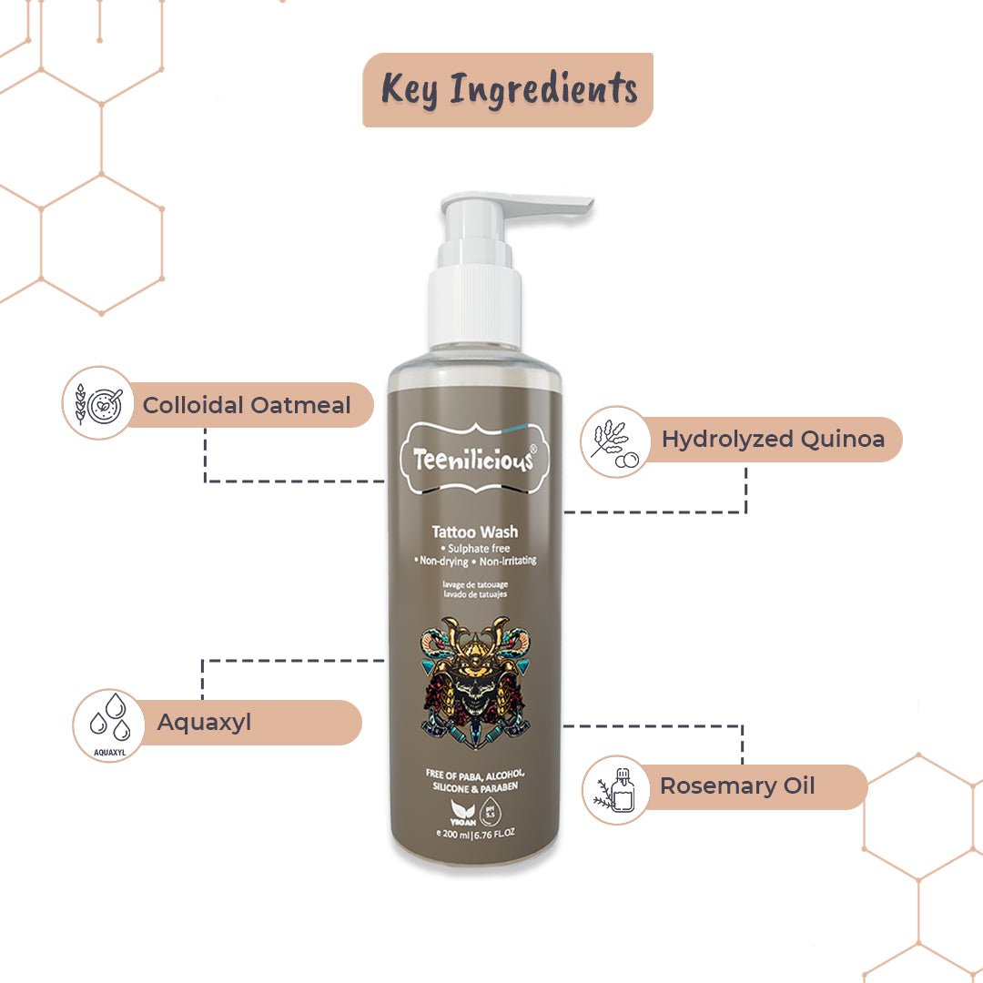 Teenilicious Tattoo Wash - Gentle Tattoo Wash For All Types Of Tattoo