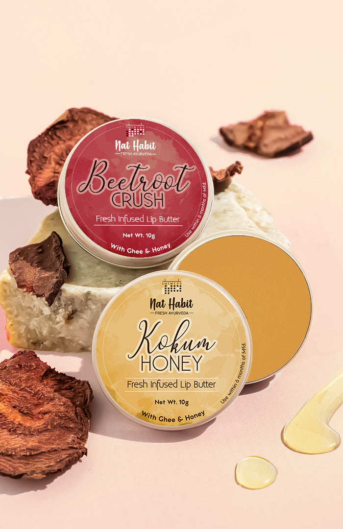 Kokum & Beetroot Lip Butter コンボパック2点入り