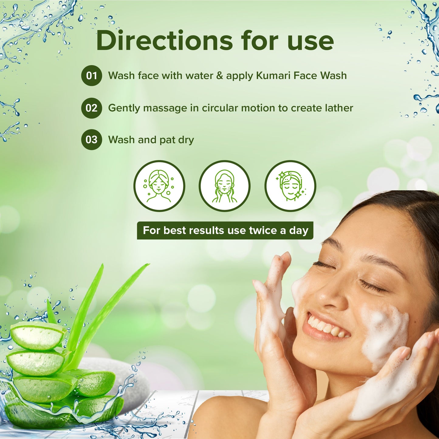 Kumari Face Wash - For Rejuvenated & Fresh Skin, 150 ml 150ml