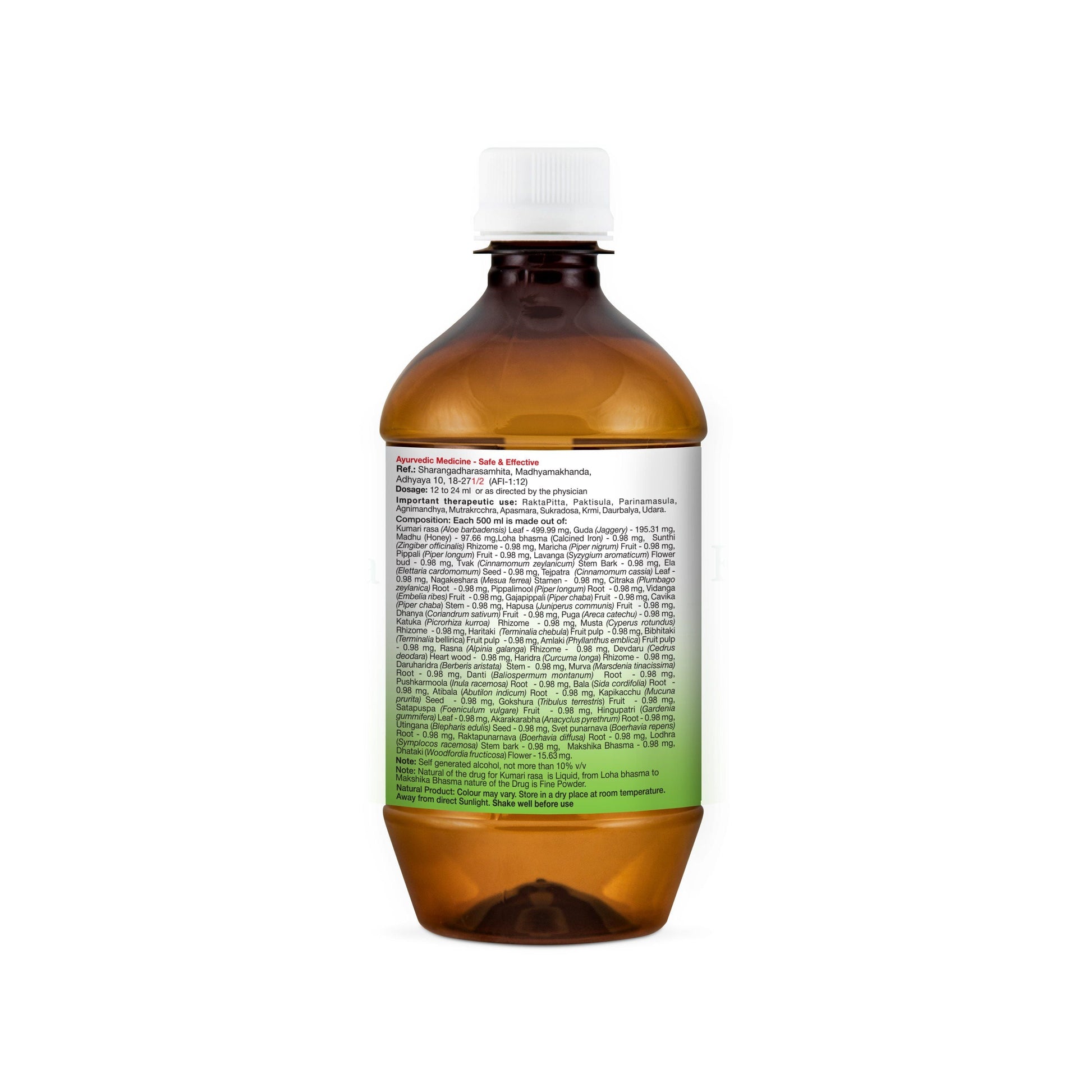 Kumaryasava, 500 ml 500ml