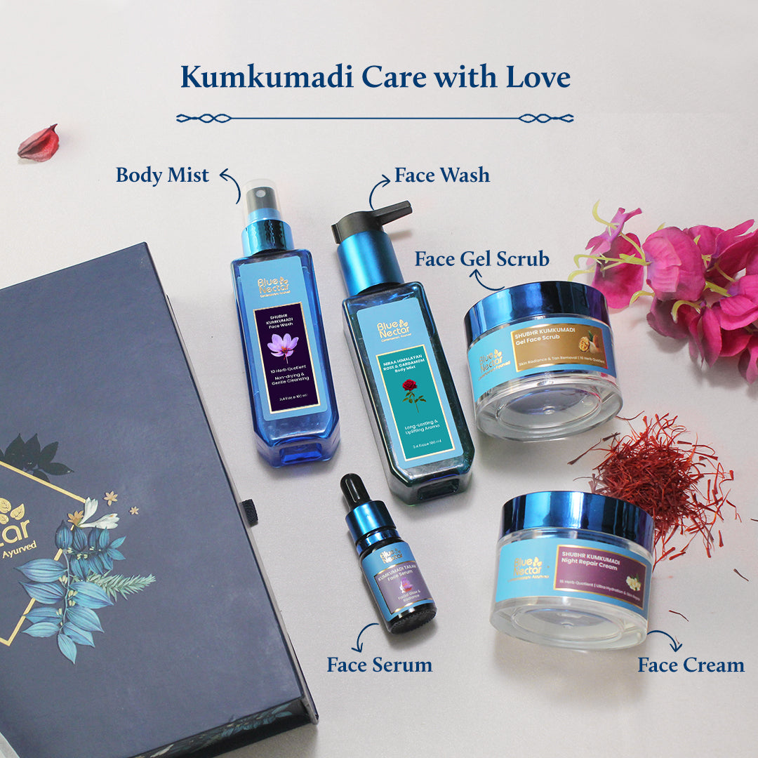 Kumkumadi Care with Love Gift Set (Happy Anniversary) 10g