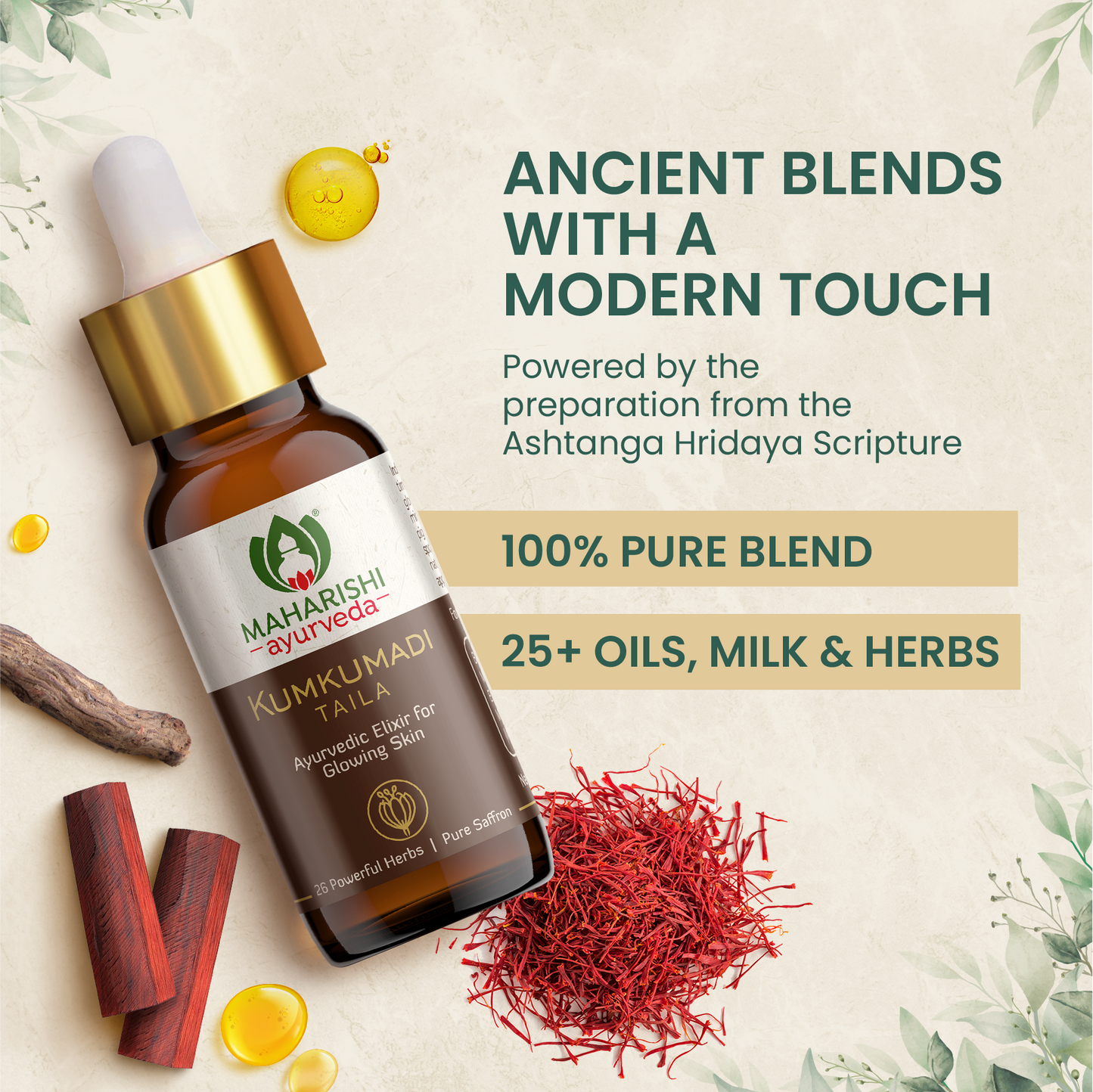 Maharishi Ayurveda Kumkumadi Tailam – Radiant Skin & Glow