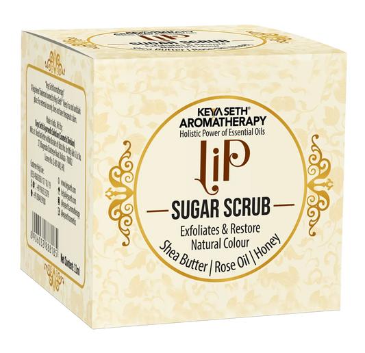 Lip Sugar Scrub with Shea Butter, Rose oil & Honey Gentle Exfoliation Hydration for Dark & Chapped Lips & Restore Natural colour for Men & Women 11ml 11ml
