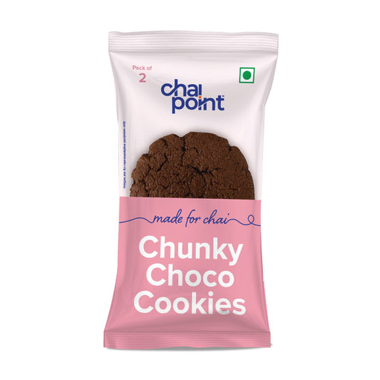 Chunky Choco Cookies – Rich Chocolate Chunk Cookies, Made for Chai, 35 g 35g