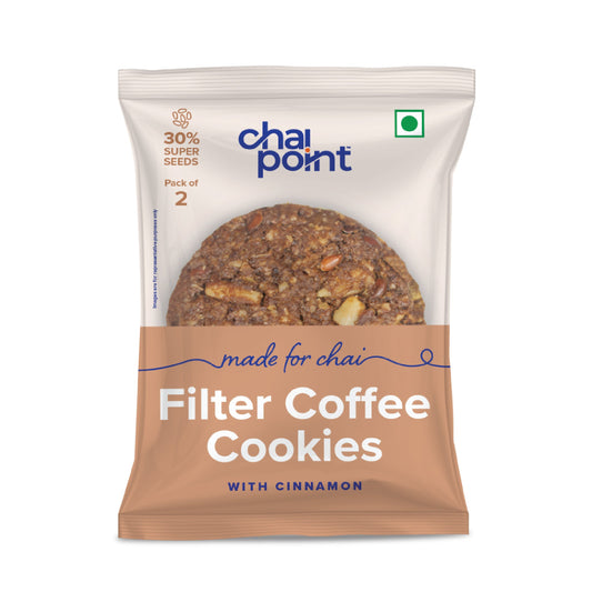Filter Coffee Cookies (2 pcs) with Cinnamon