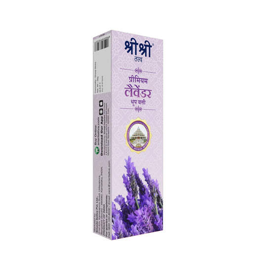 Premium Lavendar Dhoop Sticks For Pooja | Dhoop Batti / Sticks | Fragrances – Natural Lavendar | Bamboo-less | Free Stand | 50 g 50g