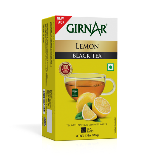 Black Tea Bags - Lemon 25 Tea Bags