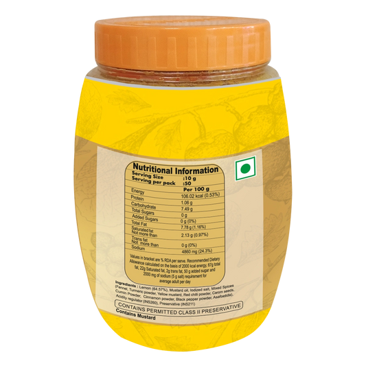 Patanjali Lemon Pickle (500 g)