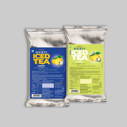 【Society Tea】 Lemon Black Tea + Lemon Green Tea Iced Tea｜レモンブラックティー＋レモングリーンティー アイスティーセット｜1 kg x 2
