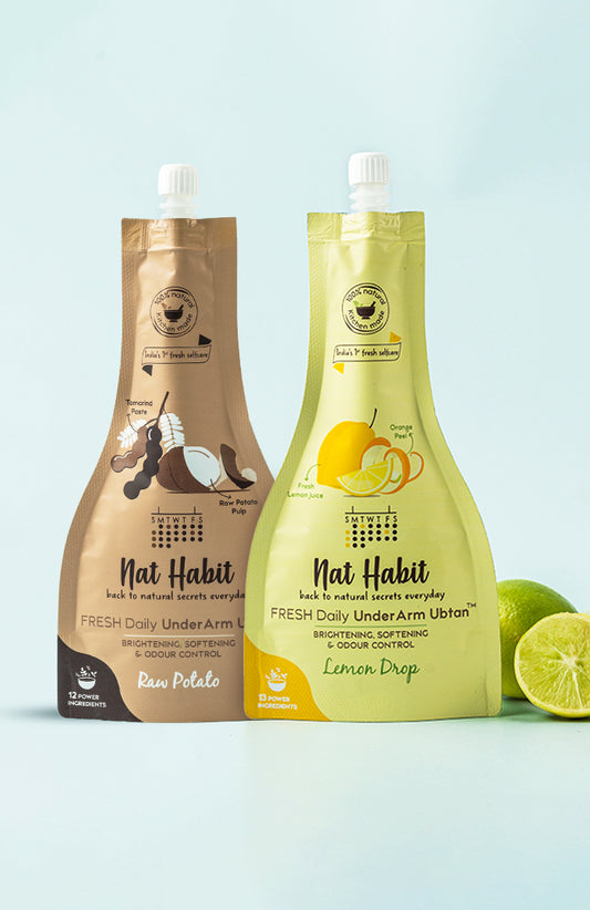 Lemon Drop & Raw Potato UnderArm Ubtan 40g × 2
