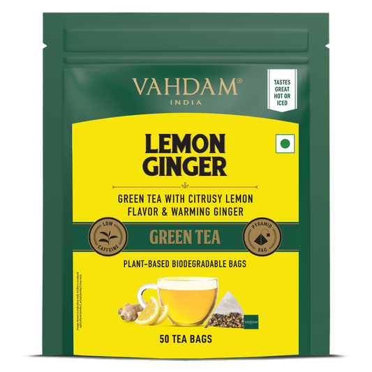 Lemon Ginger Green Tea, 50 Count 50 Count