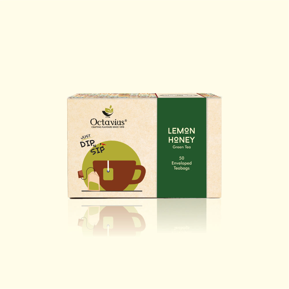 Lemon Honey Green Tea - 50 Enveloped Tea Bags 250g