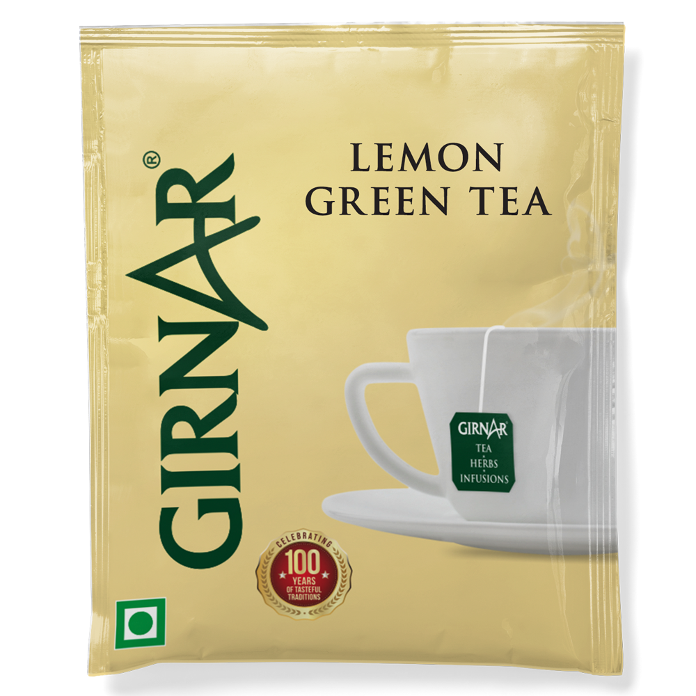 Green Tea Bags - Lemon 10 Tea Bags