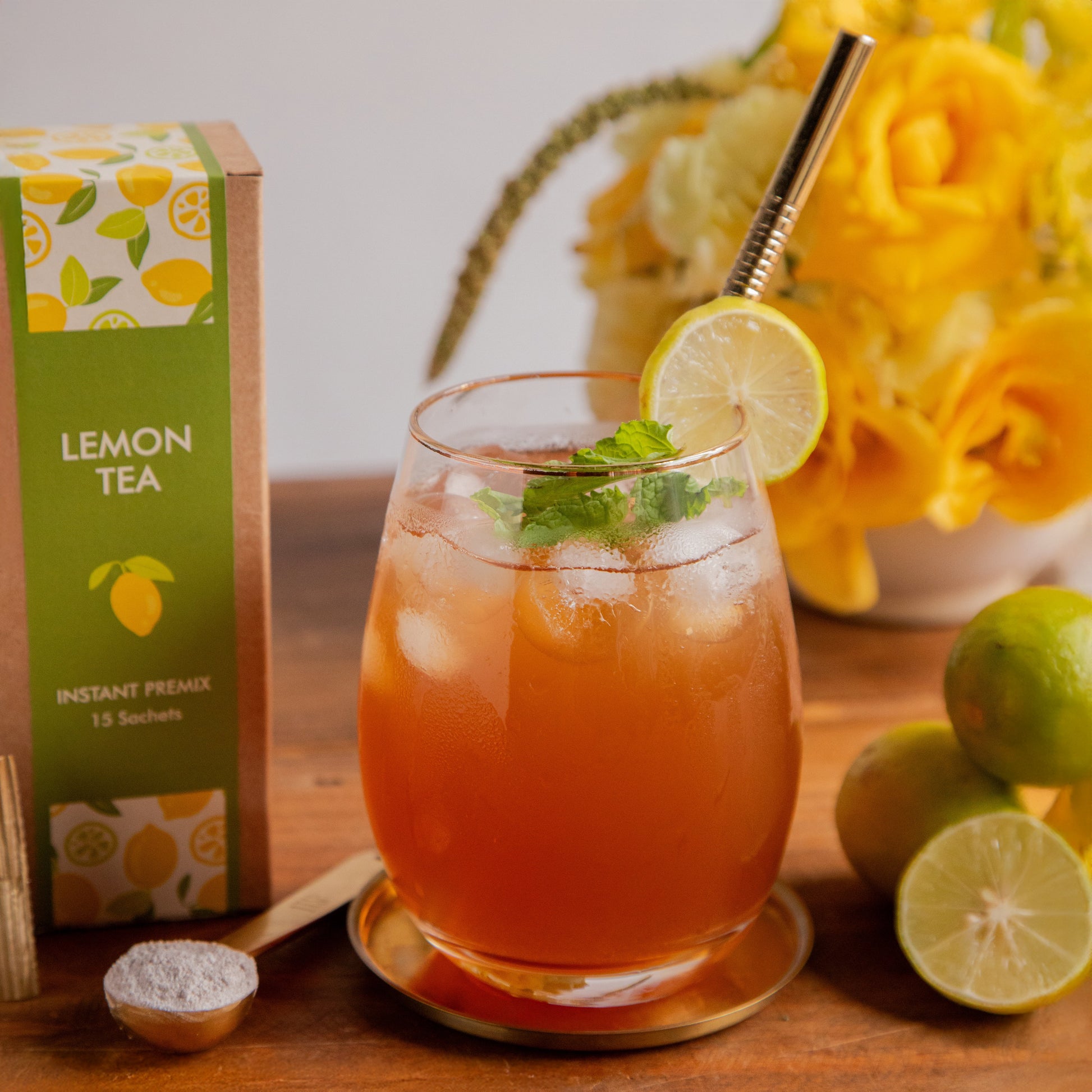 Lemon Iced Tea Premix 15 Sachets