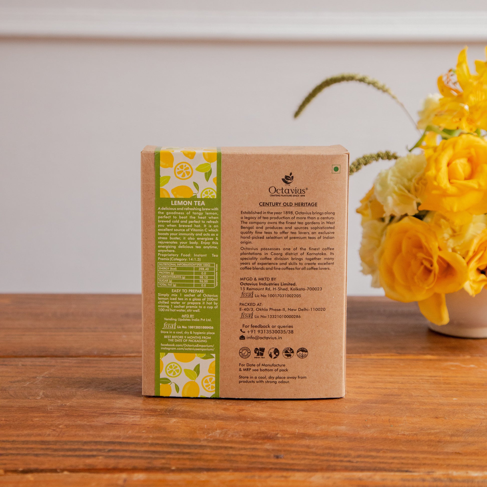 Lemon Iced Tea Premix 15 Sachets