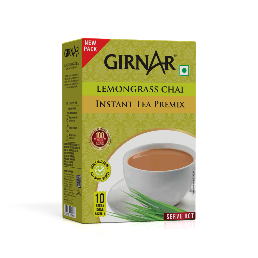 Instant Tea Premix With Lemongrass 10 Sachets