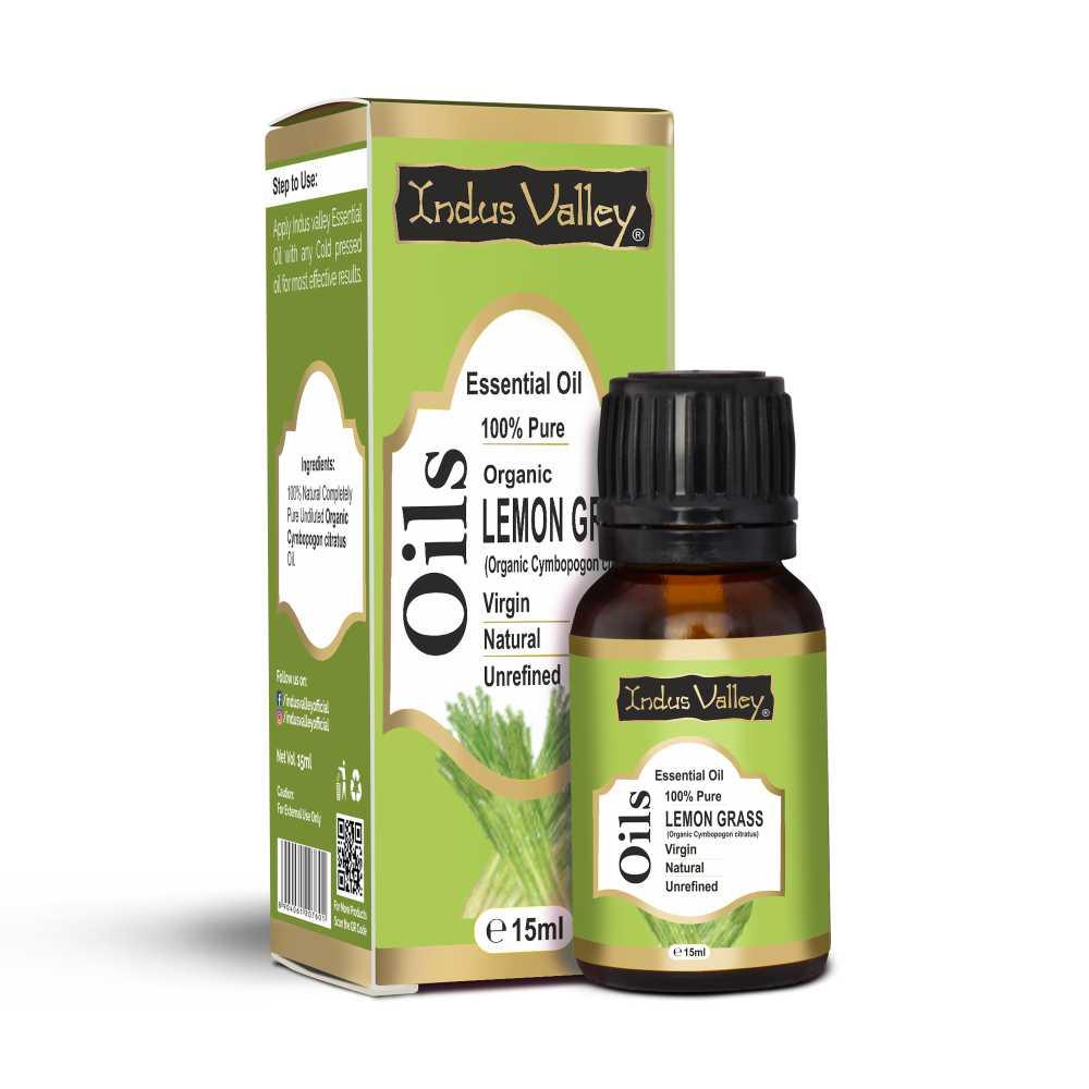 Pure & Organic Lemongrass Essential Oil - 15ml 15ml