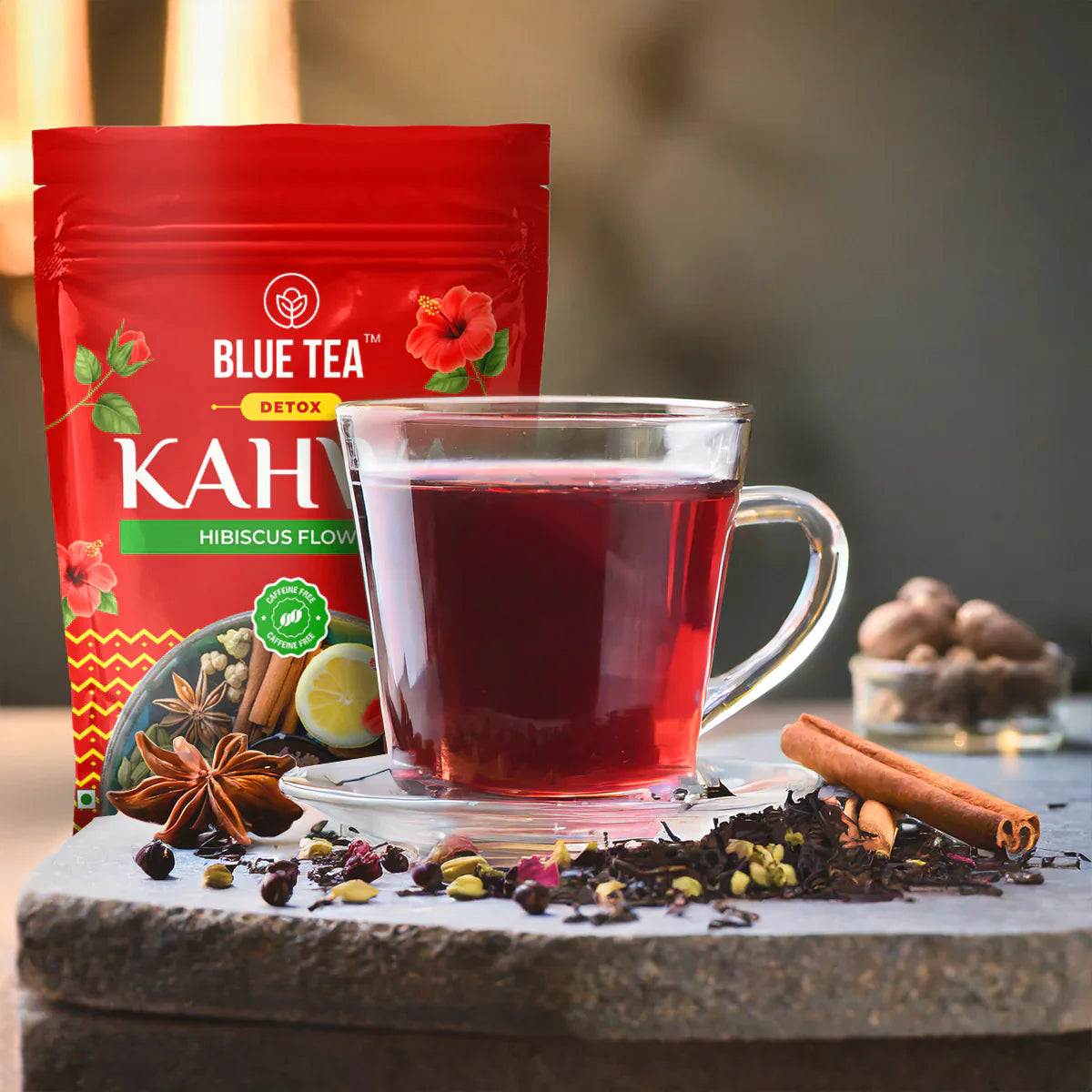 Hibiscus Detox Desi Kahwa - 30 Tea Bags 30 Tea Bags