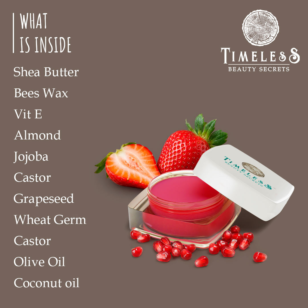 Organic Tinted Lip Balm With Exotic Flavours Shimmer