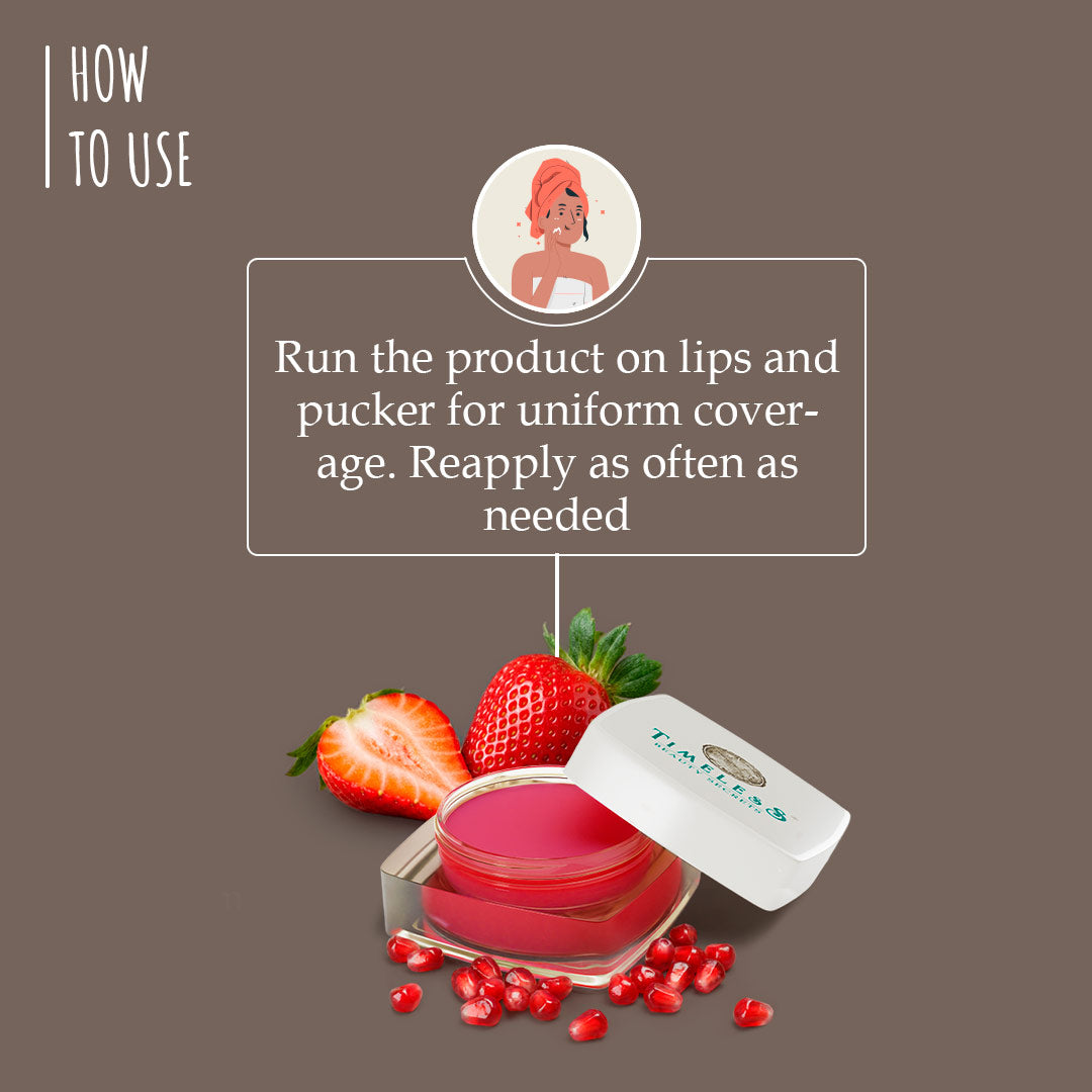 Organic Tinted Lip Balm With Exotic Flavours Cinnamon Brown