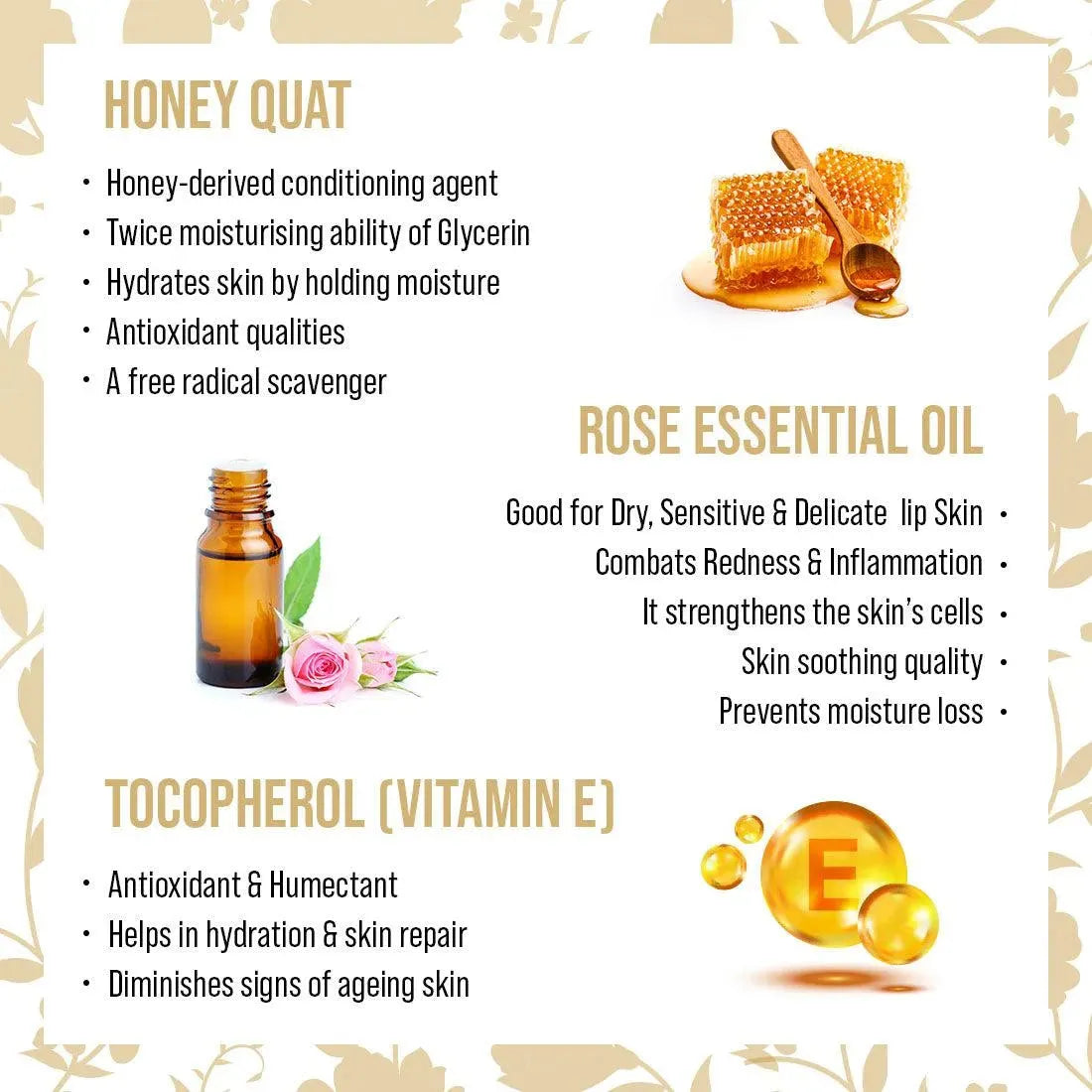 Lip Brightening & Hydrating Serum with Roll-On with Hyaluronic Acid, Rose Oil, Reduces Dark Patches, Pigmentation & Restore Natural Color for All 8ml 8ml