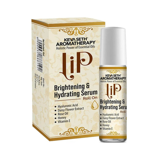 Lip Brightening & Hydrating Serum with Roll-On with Hyaluronic Acid, Rose Oil, Reduces Dark Patches, Pigmentation & Restore Natural Color for All 8ml 8ml