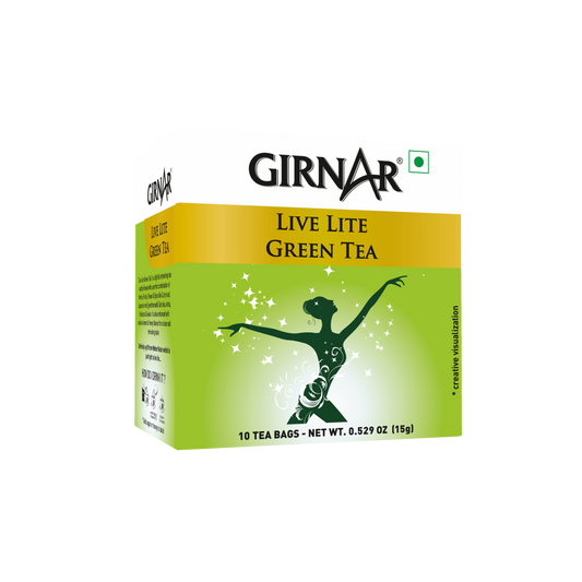 Green Tea Bags - Live Lite 10 Tea Bags