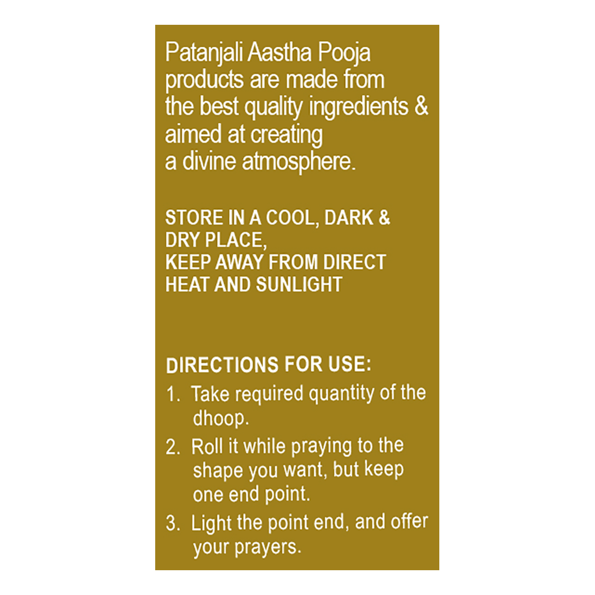 Aastha Loban Dhoop -1 N
