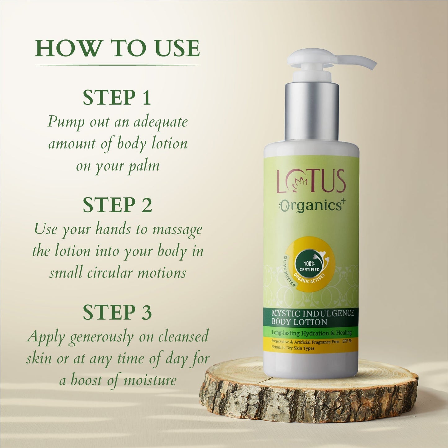 Organics+ Mystic Indulgence Body Lotion SPF 20 