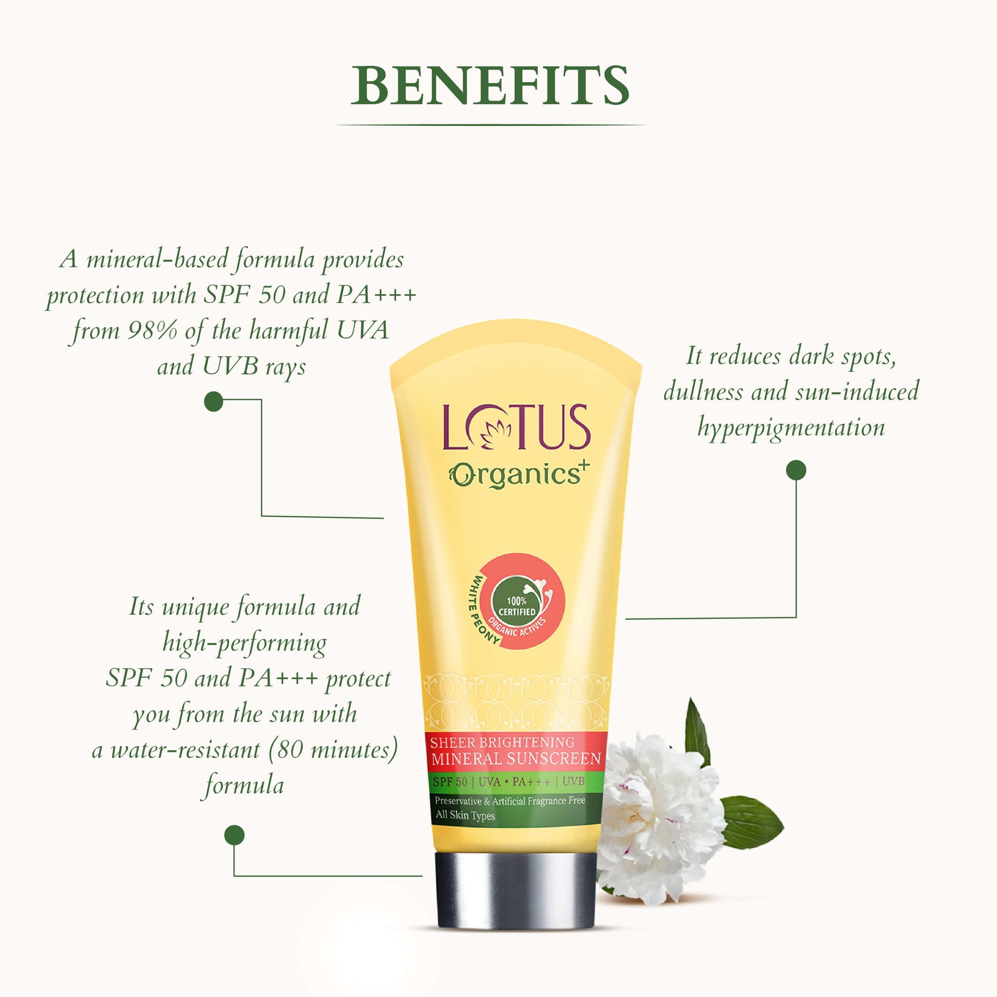 Sheer Brightening Mineral Sunscreen - 50g 50g