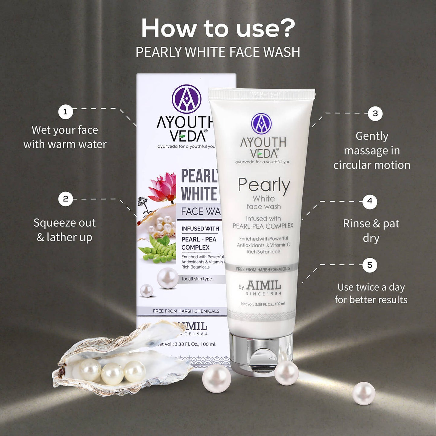 Luxury Face Wash (Set of 2*100) (100 Each ) 200g