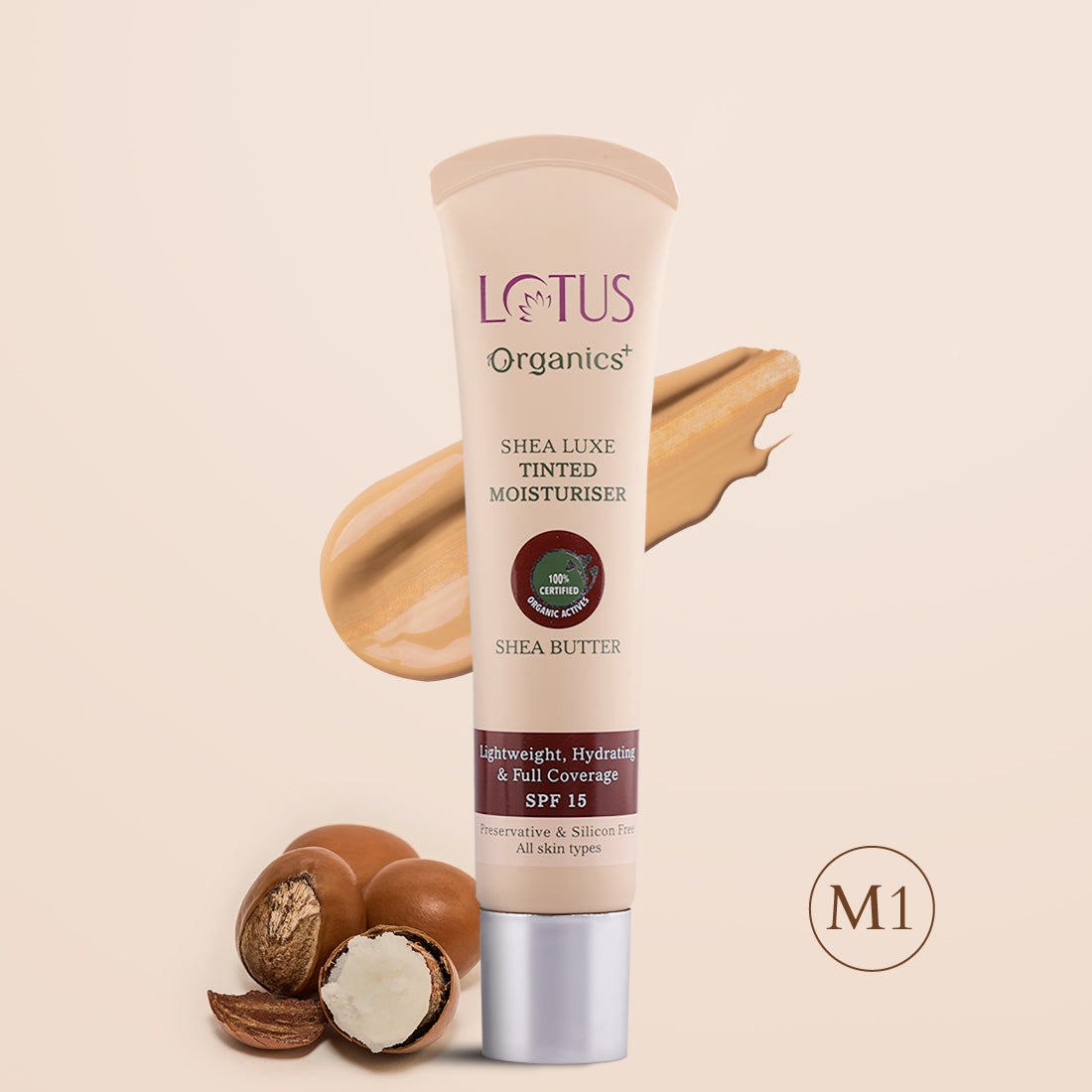 Organics+ Shea Luxe Tinted Moisturiser 40g / Dark
