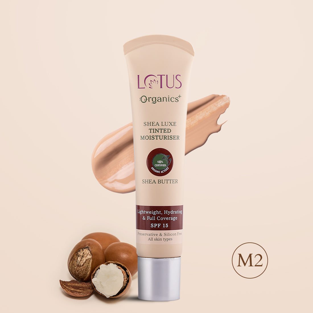 Organics+ Shea Luxe Tinted Moisturiser 40g / Dark