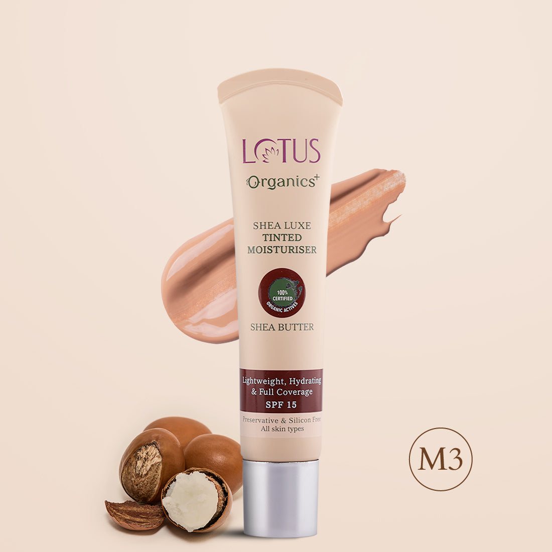 Organics+ Shea Luxe Tinted Moisturiser 40g / Light