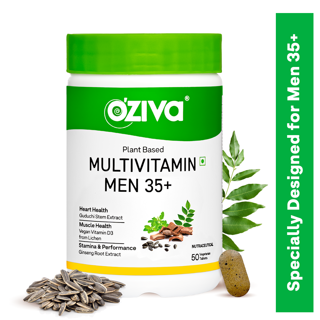 Multivitamins for Men 35+ for Heart Health, Muscle Health, Stamina & Performance 50 Tablets 50 Tablets