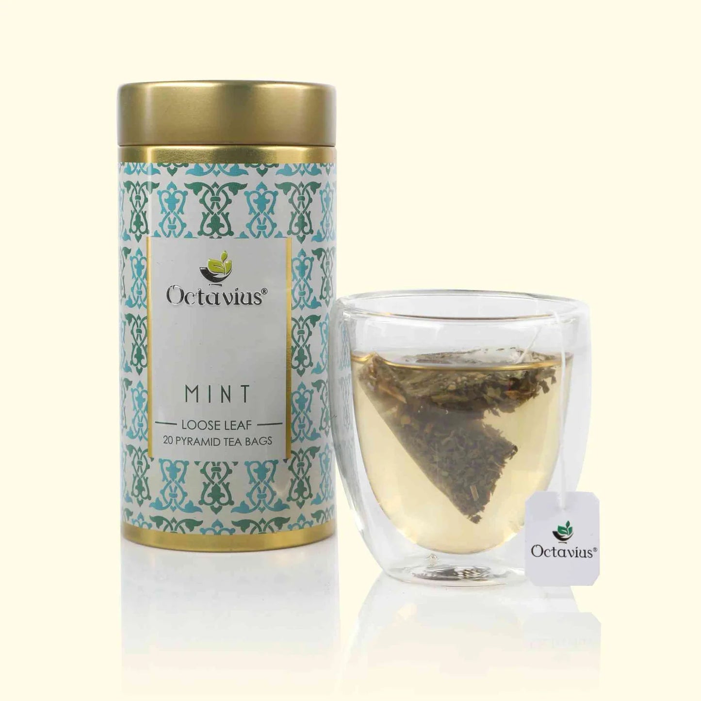 Collector’s Tea Box - Complete Tea Kit ( One Tea of your Choice and Double Wall Glasses) Kashmiri Kahwa