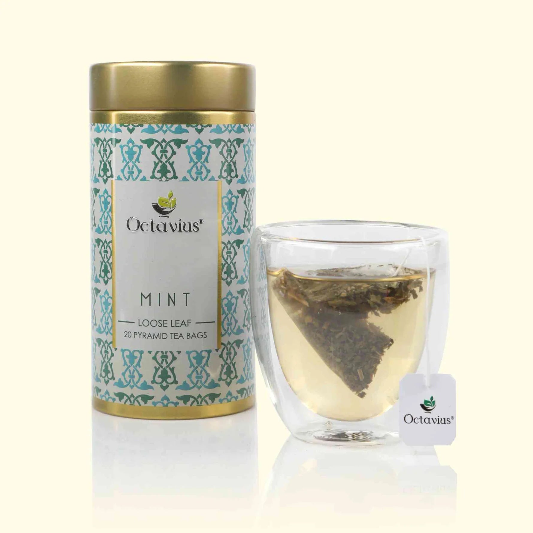 Collector’s Tea Box - Complete Tea Kit ( One Tea of your Choice and Double Wall Glasses) Kashmiri Kahwa