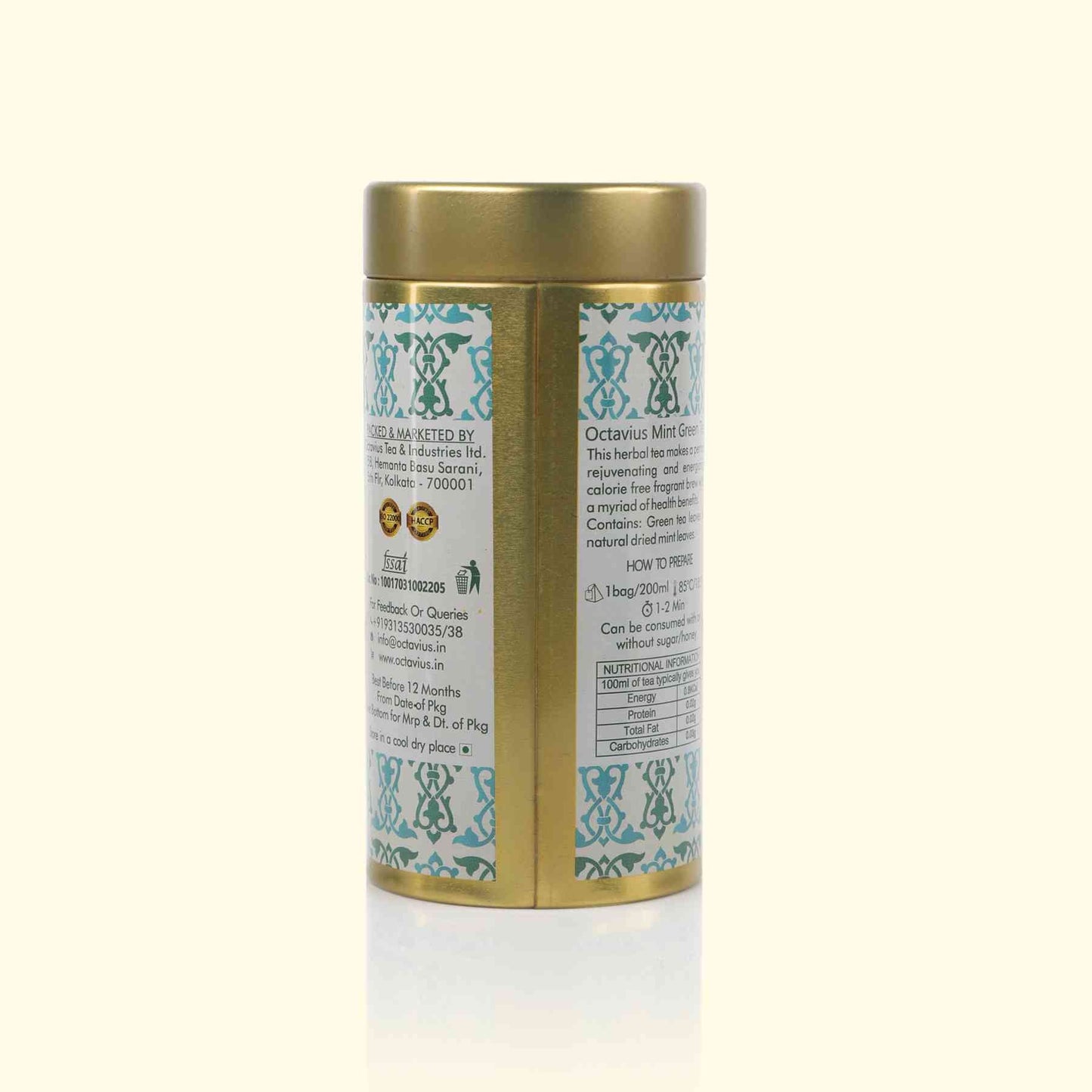 Mint Green Tea (20 Pyramid Tea Bags) 20 Pyramid