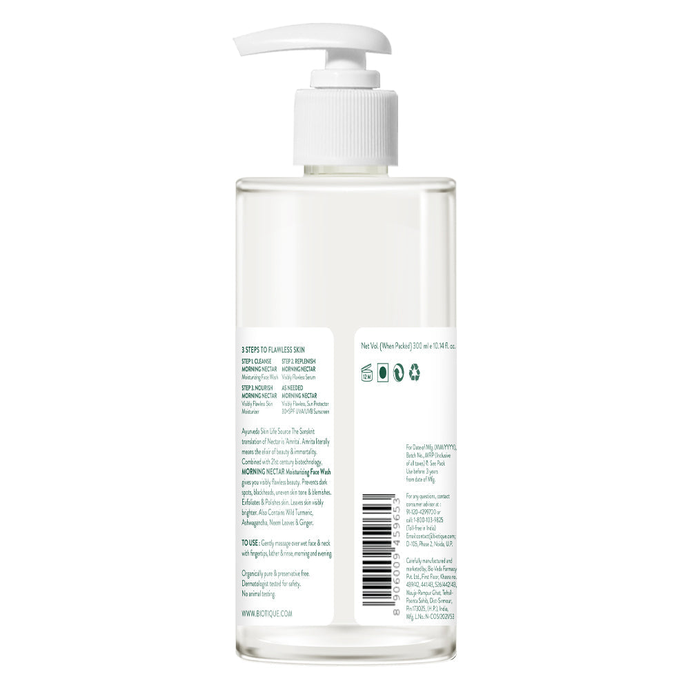 MORNING NECTAR Moisturize & Nourish Face Wash