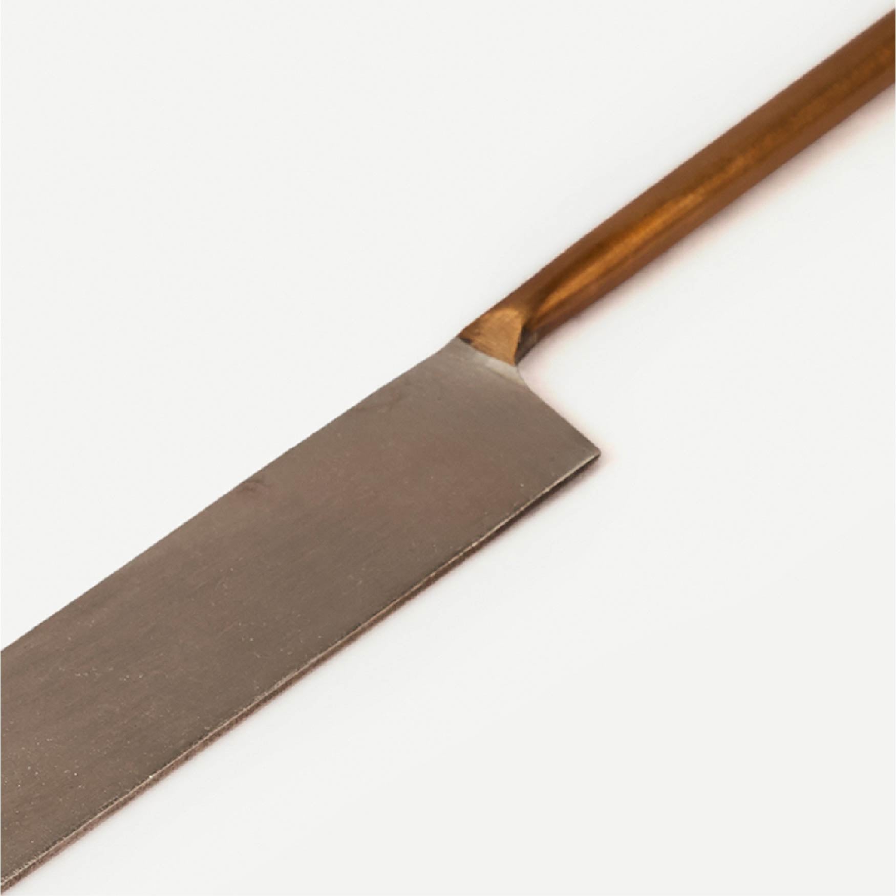 NERVIO KNIFE & SERVER ケーキナイフ - 長さ: 30.8、幅: 2.7、高さ: 0.8、サーバー - 長さ: 29.5、幅: 6.3、高さ: