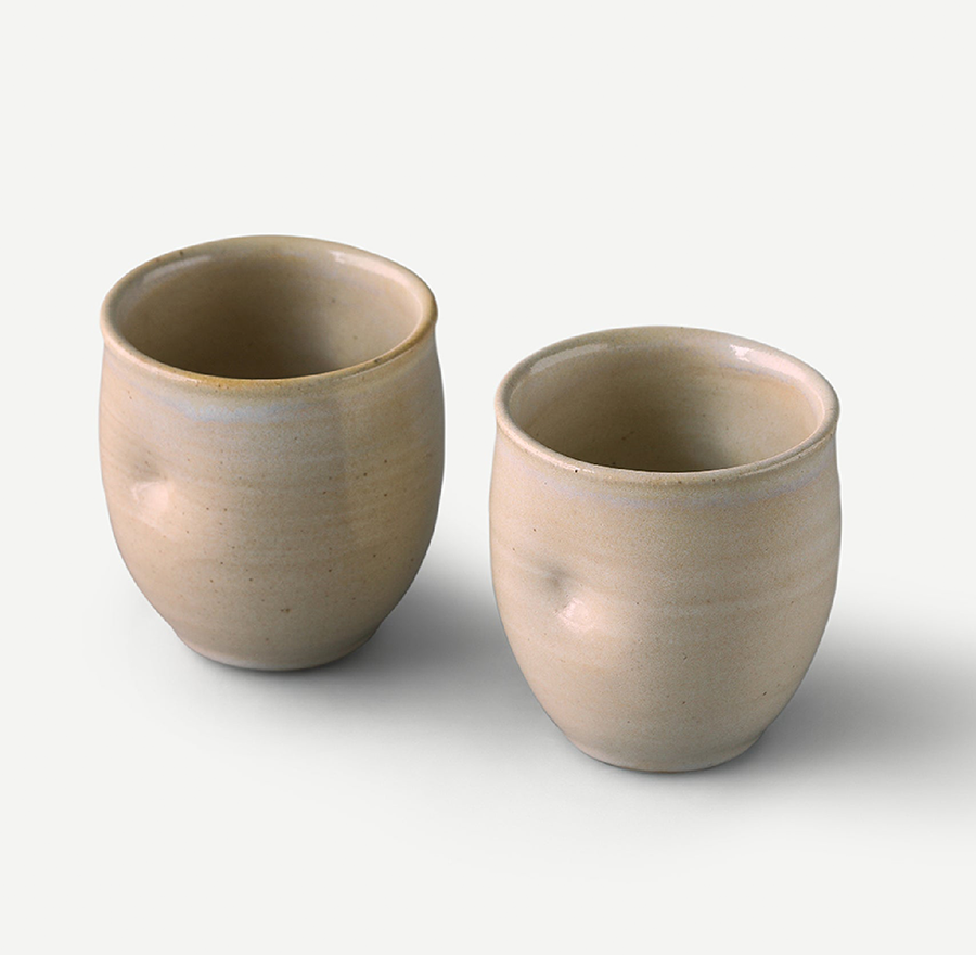 JIVA TUMBLERS (SET OF 2) 7.5(L) x 7.5(B) x 8.5(H); 直径: 7.5