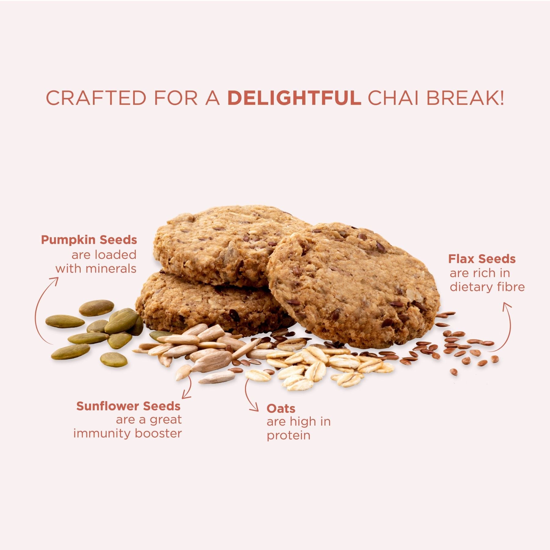Multiseed Oat Cookies - Pack of 2 Pack of 2