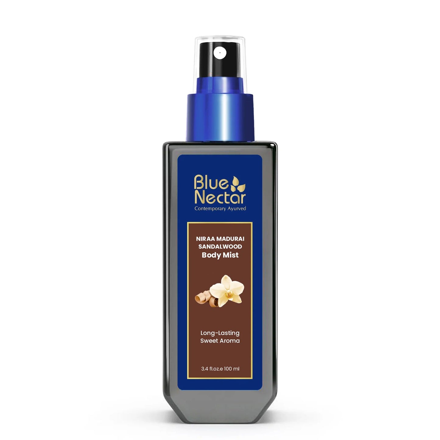 Niraa Madurai Sandalwood Body Mist for Long Lasting Freshness 140g