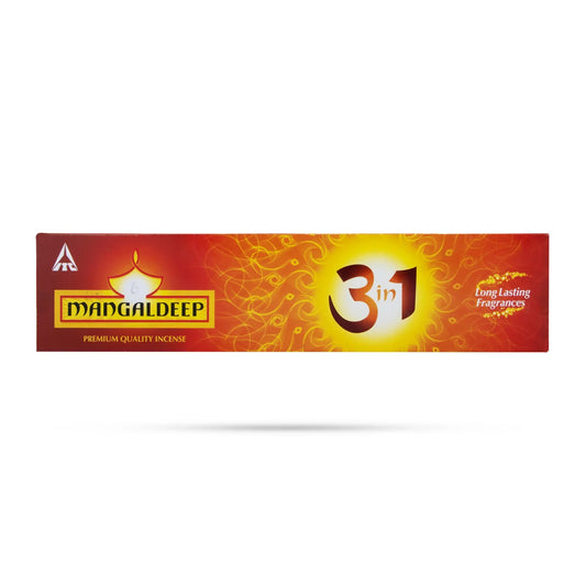 Premium Quality Incense Sticks - 102 Gms | 3 In 1/ Agarbatti/ Agarbathi for Pooja 102g