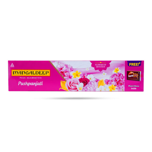 Pushpanjali Puja Agarbatti - 72 Sticks | Incense Sticks/ Agarbathi for Pooja 72本